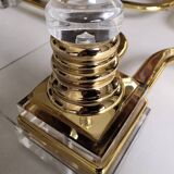 Glass and plexiglas coffee table altuglas