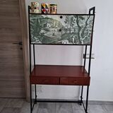 Unité de bibliothèque modulaire italienne du milieu du siècle