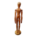 Mannequin femme articulé en bois