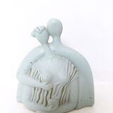 Blue couple, ceramiche chiminazzo, 1970