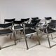 P08 folding chairs by Justus Kolberg for Tecno 1991