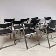 Chaises P08 pliantes par Justus Kolberg pour Tecno 1991