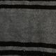 5x7 Vintage Striped Gray & Black Handmade Kilim Rug, 163x227Cm