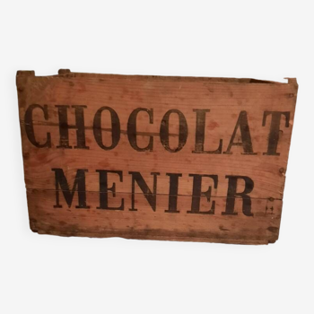 Menier chocolate wooden box