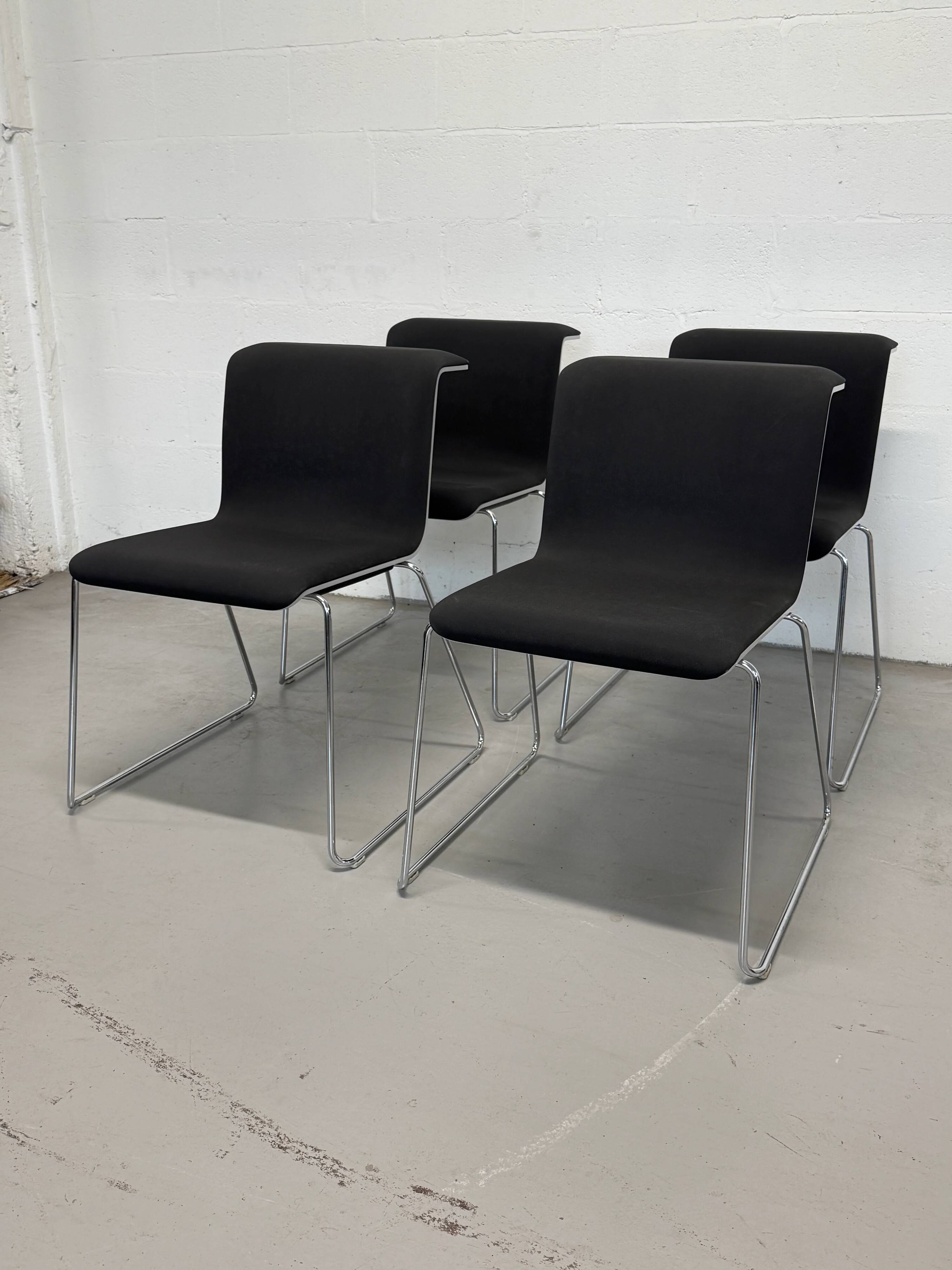 Set of 4 "Tab Chair" Bulo by Alain Berteau