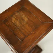 Antique oak barley twist pedestal / plant stand – 109 cm height