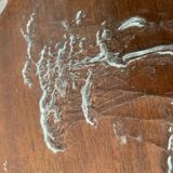 Large Finnish Glass Plate from the Mid-Century by Kaija Aarikka for Humppila