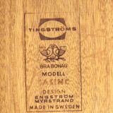 “Casino” teak bedside table, Engström & Myrstran, Sweden, 1960