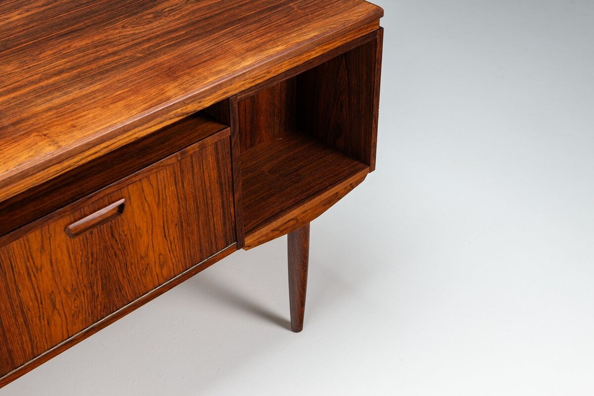 J. Svendstrup writing desk in rosewood A.P. Mobler Denmark 1960
