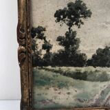 Watercolor on paper "around Chartres"