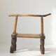 Small vintage wooden Baoulé chair (West Africa) Circa 1960