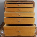 Small watchmaker's furniture with curtain. 50s
