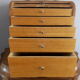 Small watchmaker's furniture with curtain. 50s