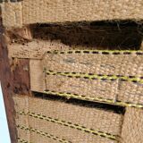 Superbe chaise longue Empire en acajou – vers 1800–1830 – pieds en pattes de lion sculptés