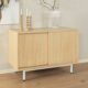 Wonderful partly solid sideboard in Scandinavian style from the 1950s
