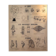 School map science table front/ back by G. VASSORT Bookstore DELAGRAVE