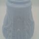 Art Deco Opaline Vase Blue Pastel Glass Pine Cone Decoration France 1930s