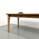 Campaign table in oak and pine, 1970s