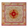 Vintage Turkish hand-knotted rug 125x129 cm