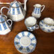 Tea set coffee Limoges porcelain 1910s