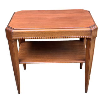 Mahogany and walnut service table art deco style