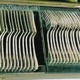 Christofle – 12-piece silver-plated fish cutlery set