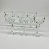 Set of 6 Glasses, 1940s