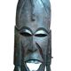 Maschera africana vintage in legno