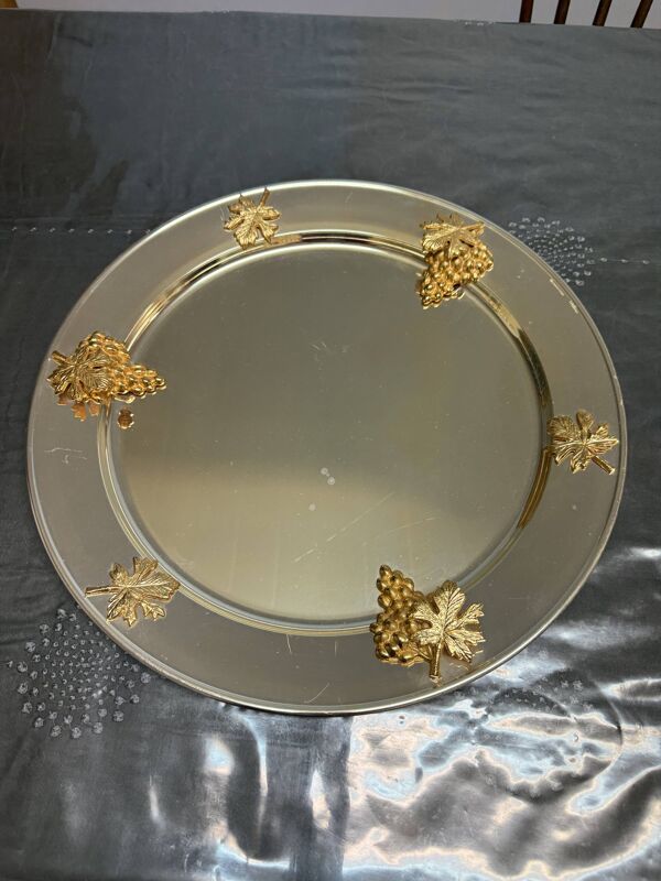 Plateau argenté lancel vintage