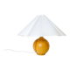 Sculptural modern table lamps from the mid-century in solid pine, Sweden, 1970s.