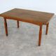 brutalist dining table | vintage table | oak | Kjaernulf