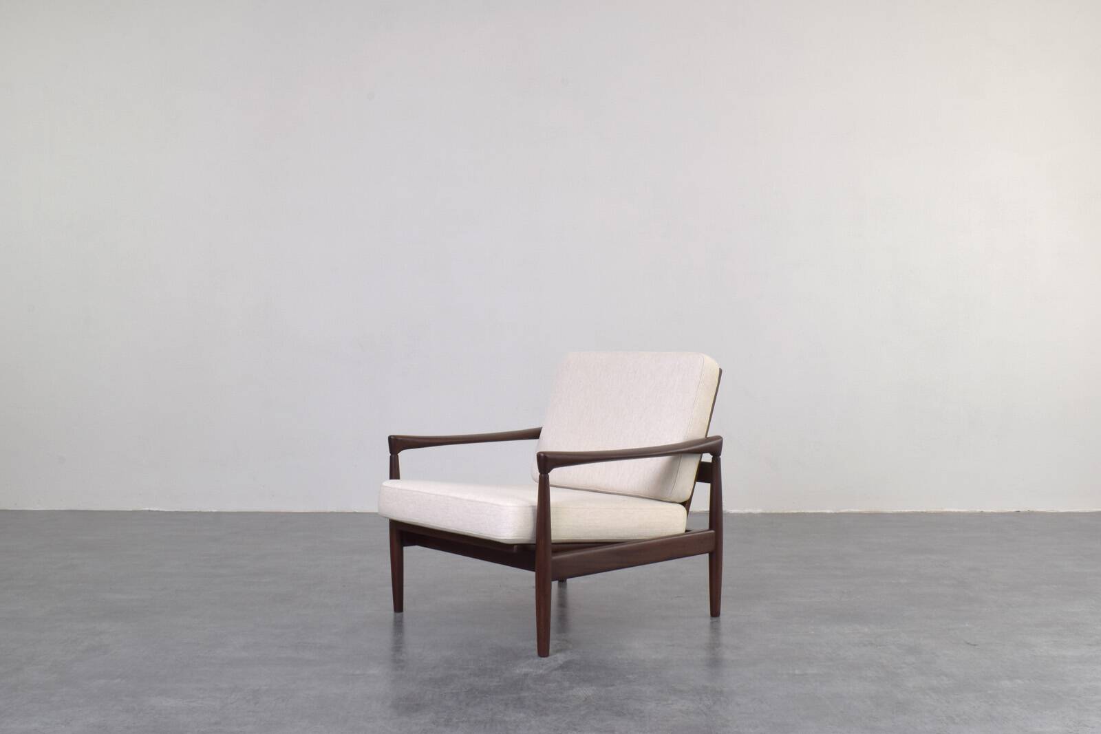 Fauteuil lounge Kolding en teck, style Mid-Century, conçu par Erik Wørts pour IKEA, années 1960