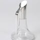 Riedel Mesa Elegant Silver & Crystal Carafe, Decanter, Pitcher, Italy, 1980s