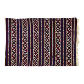 Anatolian handmade kilim rug 275 cm x 185 cm