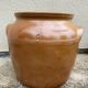 Light brown ceramic jar
