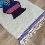 Handcrafted moroccan berber rug 172 x 65 cm