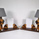 Lampes de chevet porte photo 1960
