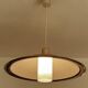 Suspension vintage danoise en laiton