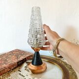 Vintage glass table lamp
