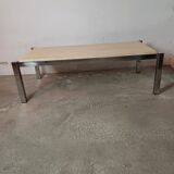 Table basse travertin vintage