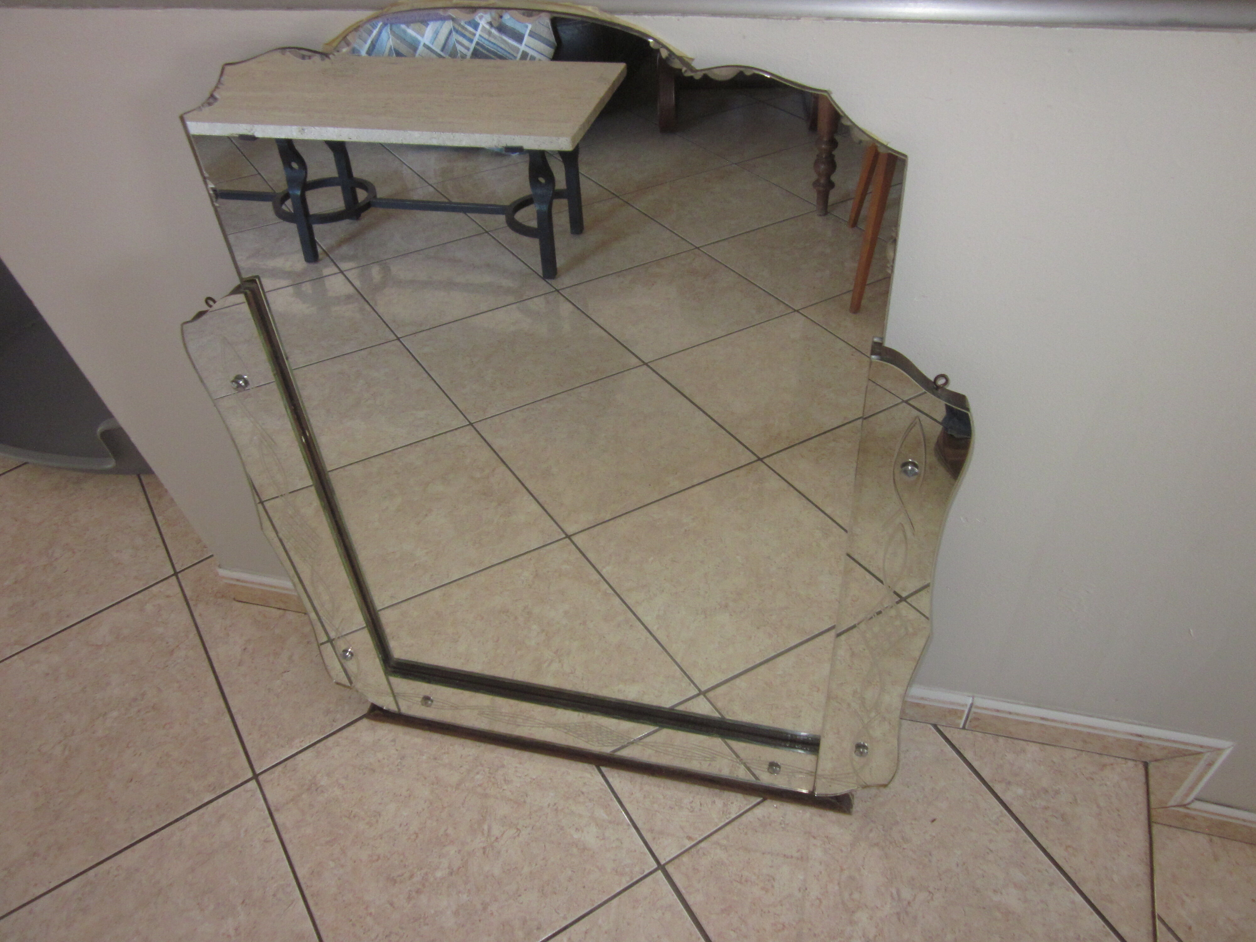 Miroir des années 50 - 102x78cm