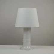 Large Glass Table Lamp by Hannelore Dreutler/Studio Åhus for Ateljé Lyktan, signed and dated 1981