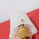 Pair of bakelite brass and granita wall sconces 60s