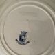 Assiettes plates Gien chardons