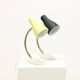 Set of 2 mid century desk lamps with metal shade, 1950