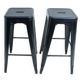 Pair of high tolix stools