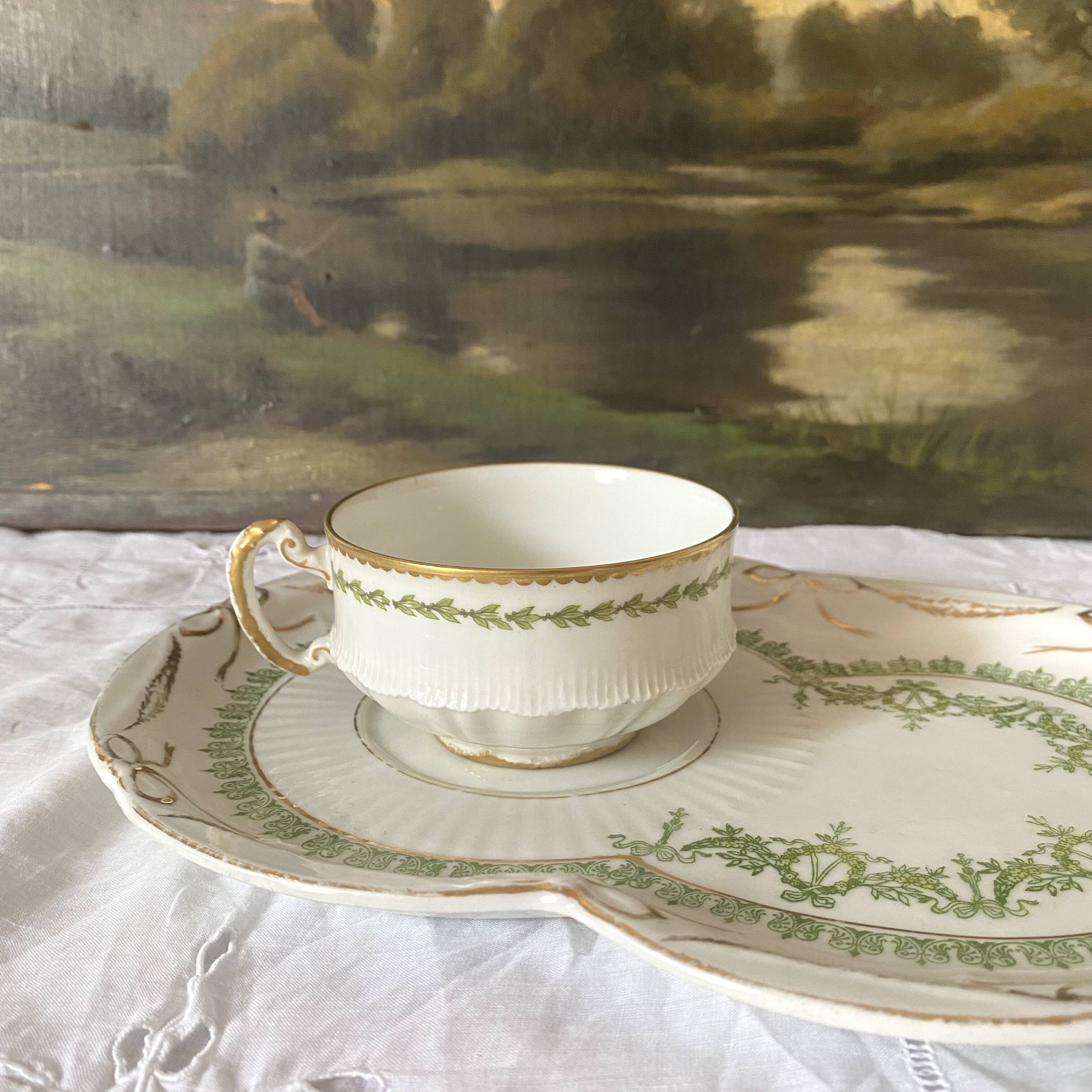 Selfish porcelain lunch plate