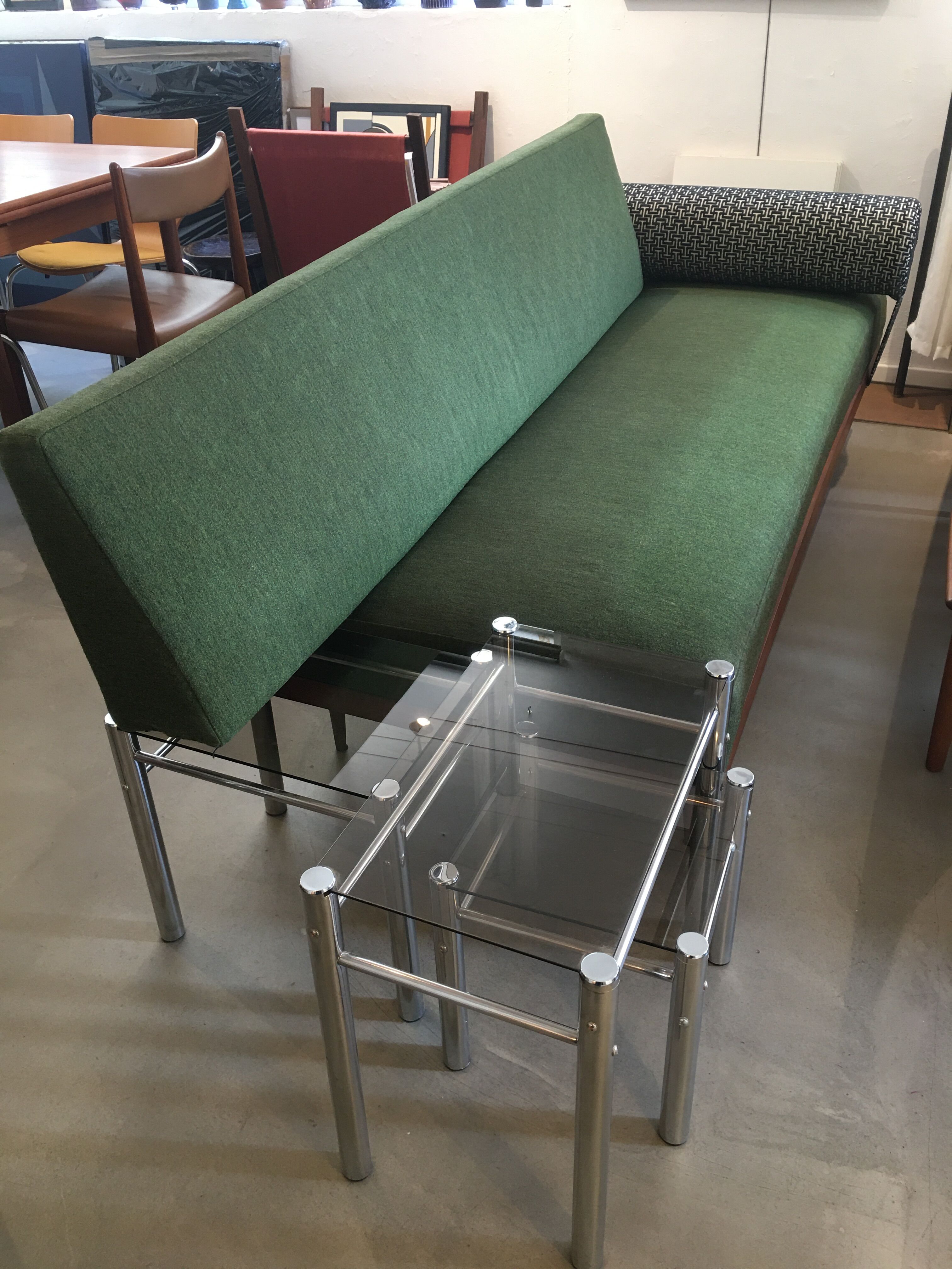 Teak sofa bed, Denmark 1950