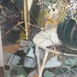 “Veranda du Midi” oil on canvas signed Helme