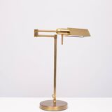 Herda Brass swing arm Desk Lamp 1980s